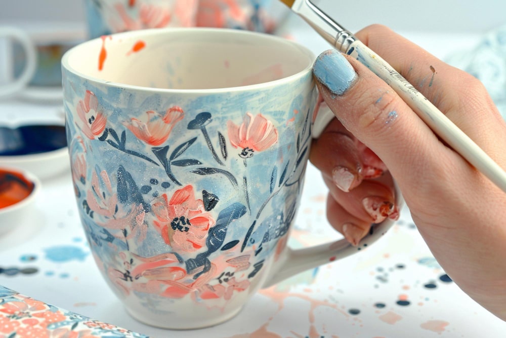 Hand-Painted Mugs Gift