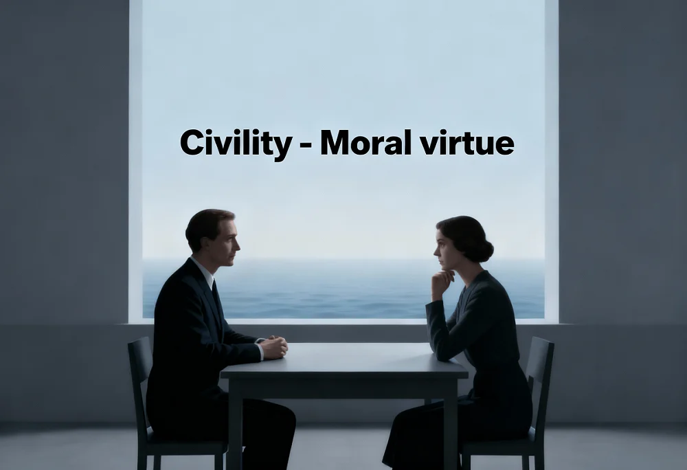 two people sharing a thoughtful talk warm denature