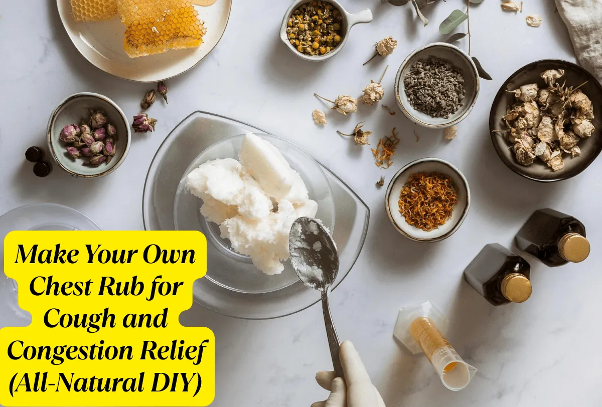 Make Your Own Chest Rub for Cough and Congestion Relief (All-Natural DIY)