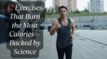 “Man running outdoors to burn calories and improve fitness”