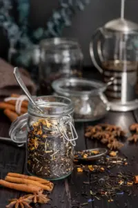 20+ Adorable DIY Gifts in a Jar That’ll Make Your Loved Ones Go Nuts! Tea Lover’s Jar – Add loose leaf teas, honey sticks, and a small infuser for the ultimate self-care moment.