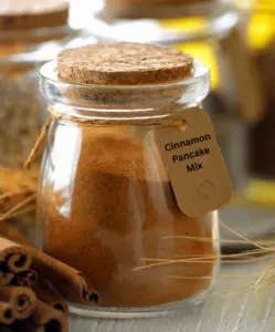 20+ Adorable DIY Gifts in a Jar That’ll Make Your Loved Ones Go Nuts! Cinnamon Pancake Mix in a Jar – Perfect for cozy weekend breakfasts.