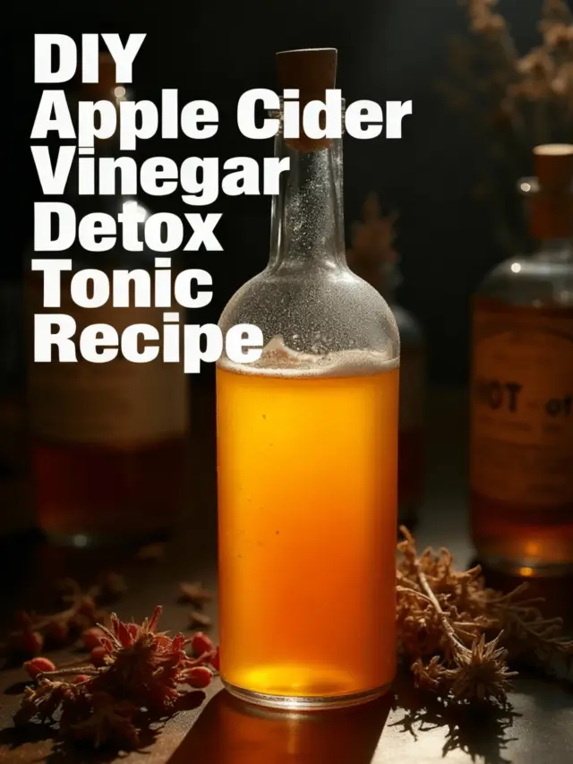 DIY Apple Cider Vinegar Detox Tonic Recipe: A Delicious Way to Cleanse Naturally
