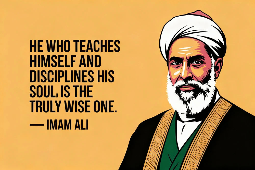 He who teaches himself and disciplines his soul is the truly wise one.