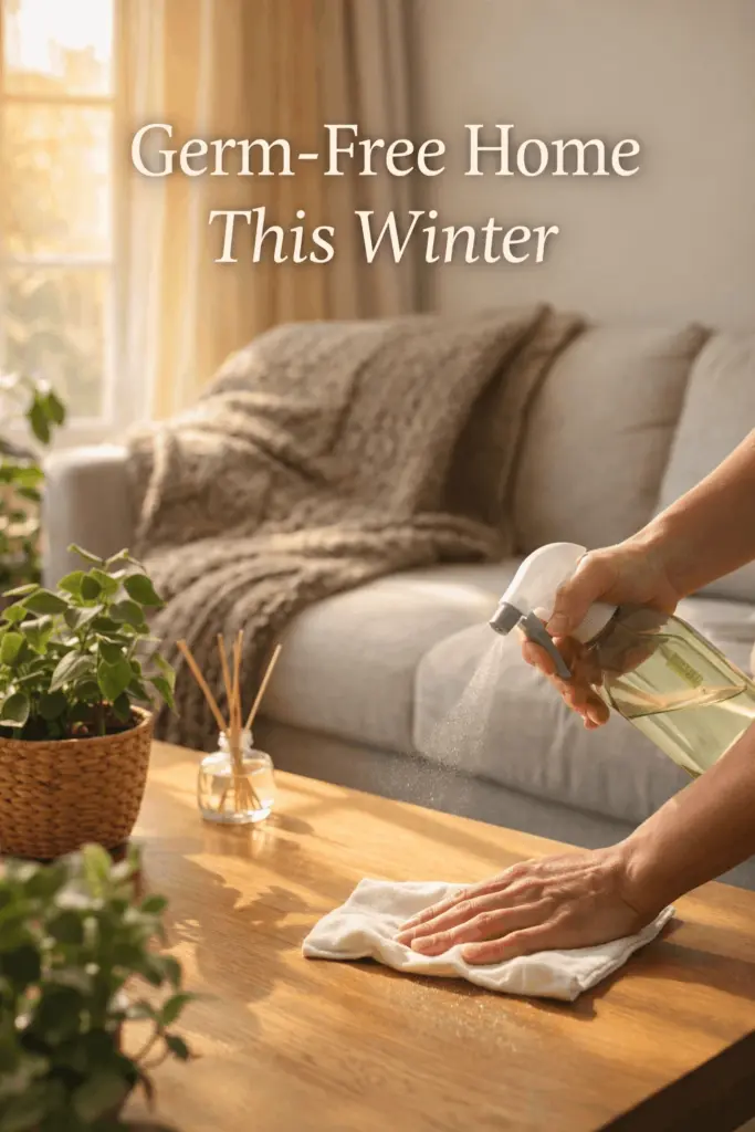 Keeping home clean and germ-free in winter using natural cleaning methods