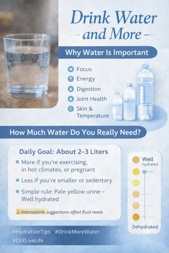 Hydration Myths: How Much Water You Really Need importance of water